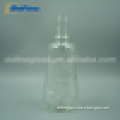 520ml Clear Engraving Pattern Wine Glass Bottles/ Alcohol Glass Bottles/ Whiskey Glass Bottles with Aluminum Caps